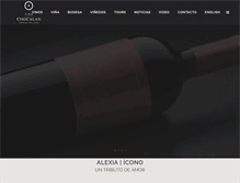 Tablet Screenshot of chocalanwines.com